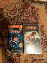 2 vhs harry potter la pietra filosofale e camera