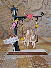 Altalena con vostre immagini per anniversario