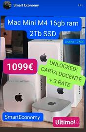 Macmini M4 16gb ram. 2Tb - SmartEconomy 