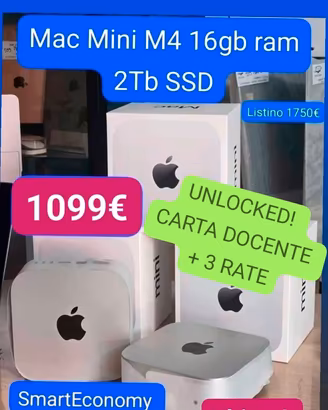 Macmini M4 16gb ram. 2Tb - SmartEconomy 