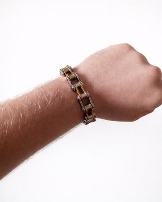 bracciale oro e argento 