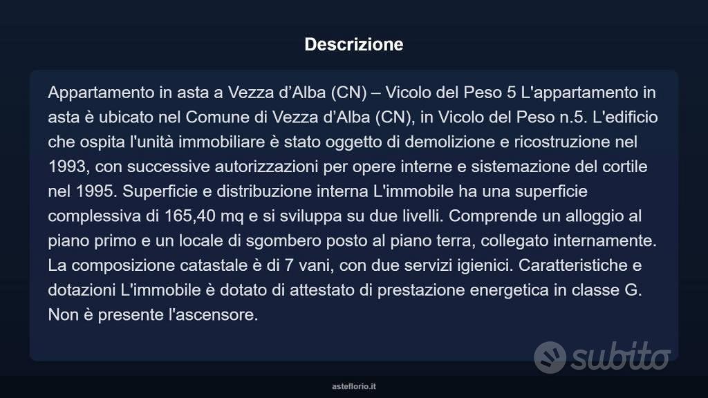 Appartamento – Vezza d'Alba, Borbore, Riassolo - Vista 3
