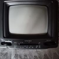 TV Portatile Vintage Sonoko TVR-5070 B/N con Radio