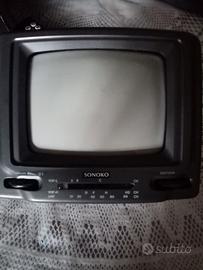 TV Portatile Vintage Sonoko TVR-5070 B/N con Radio