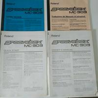 Manuali mc 303 groovebox roland manuali in italian