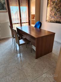 Scrivania ufficio Battistella 180x80 noce studio