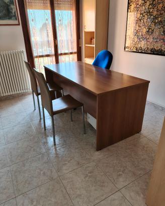 Scrivania ufficio Battistella 180x80 noce studio