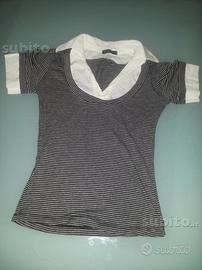Maglietta camicia stretch in viscosa taglia S