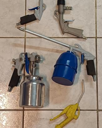 Kit 5 accessori per compressore aerografo