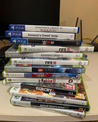 Giochi ps4 e xbox 360