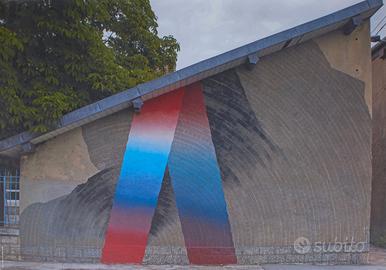 Rarissimo poster street art Momo. 100x68