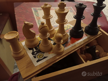 Scacchi legno Staunton originali