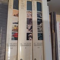 IL TESTO FILOSOFICO
STORIA DELLA FILOSOFIA,3Volumi