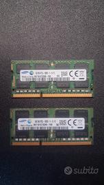 SAMSUNG 2x8GB 16GB SoDimm DDR3 1600MHz PC3L 12800s