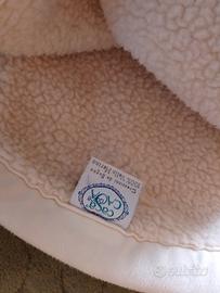Coperta matrimoniale di pura vello Merino