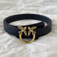 Cintura pinko di pelle nera