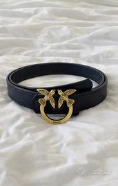Cintura pinko di pelle nera