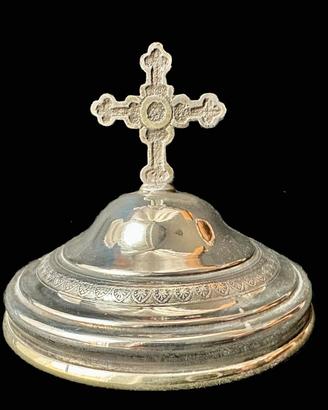 Coperchio pisside in argento