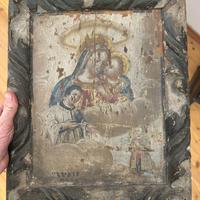 Antico Ex Voto dipinto su tavola – anno 1714