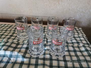 Bicchieri birra Peroni