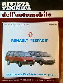 Rivista Tecnica dell'Automobile Renault Espace