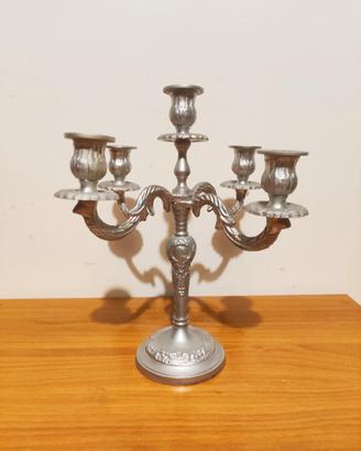Candelabro vintage 5 bracci 
