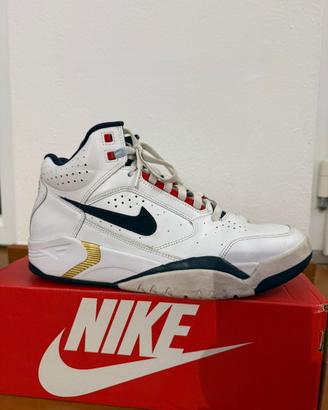 Scarpe Nike Air Flight Lite Mid uomo bianche