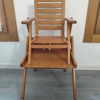 Seggiolone in legno Foppapedretti