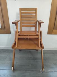 Seggiolone in legno Foppapedretti