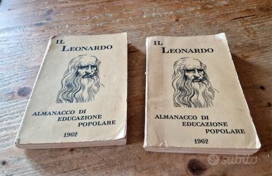 Lotto nr.  2 almanacchi Il Leonardo 1962