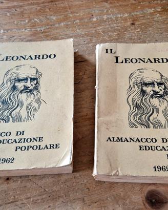 Lotto nr.  2 almanacchi Il Leonardo 1962