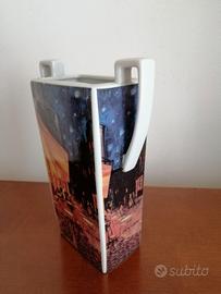 VASO IN PORCELLANA DECORATO