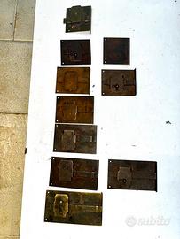 Set 6 serratura vintage aspetto anticato