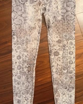 leggings SiSi modellanti fantasia damascata