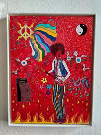Jimi Hendrix quadro