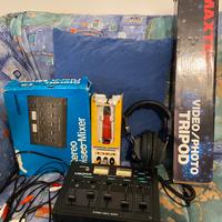 Mixer mixrofono cuffie cavalletto kit o separati