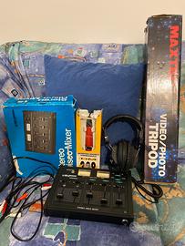 Mixer mixrofono cuffie cavalletto kit o separati