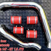 Tubi inox intercooler alfa 147 156 gt 1.9 jtd t13