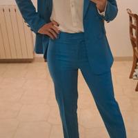 Tailleur completo azzurro