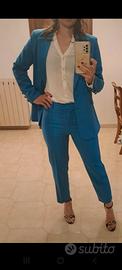 Tailleur completo azzurro