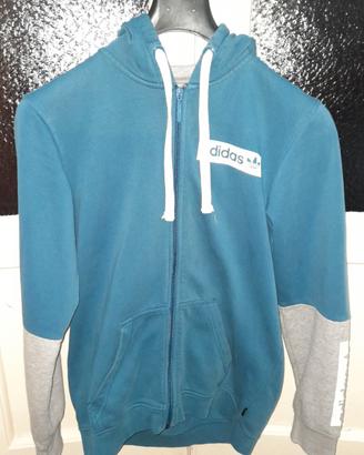 Giacca tuta Adidas felpata con cappuccio TG S Adid