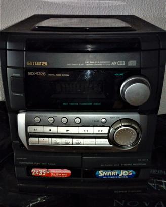 RADIO CD CASSETTE AIWA NSX S226 CON CASSE