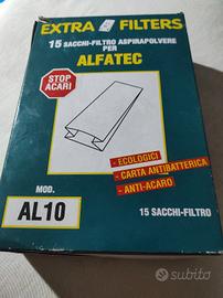 10 SACCHI FILTRO ASPIRAPOLVERE AL10 ALFATEC SIMAC