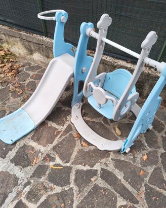 scivolo e altalena per bambini da giardino - 30€