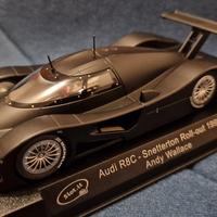 AUDI R8C ROLLOUT SNETTERTON TEST. Wallace Slotit