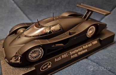 AUDI R8C ROLLOUT SNETTERTON TEST. Wallace Slotit