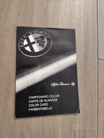 alfa romeo alfa 75 depliant gamma colori 1985