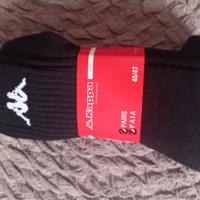 due paia calze sport kappa nere - quattro calze