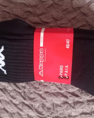 due paia calze sport kappa nere - quattro calze