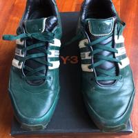 Scarpe Adidas Y-3 in pelle verde m 44